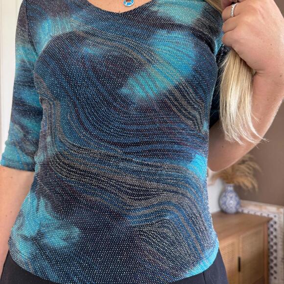 Mkm Blue Galaxysea Top No - Picture 5 of 6